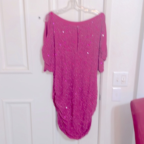 Aidan Mattox Beaded Jeweled Dress Sz 12 - Picture 5 of 6
